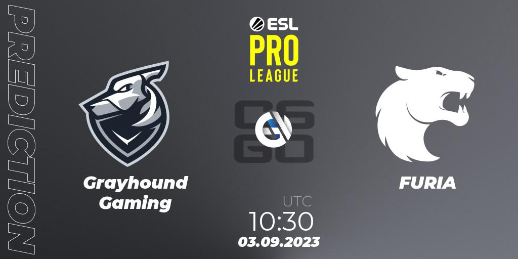 Pronósticos Grayhound Gaming - FURIA. 03.09.23. ESL Pro League Season 18 - CS2 (CS:GO)