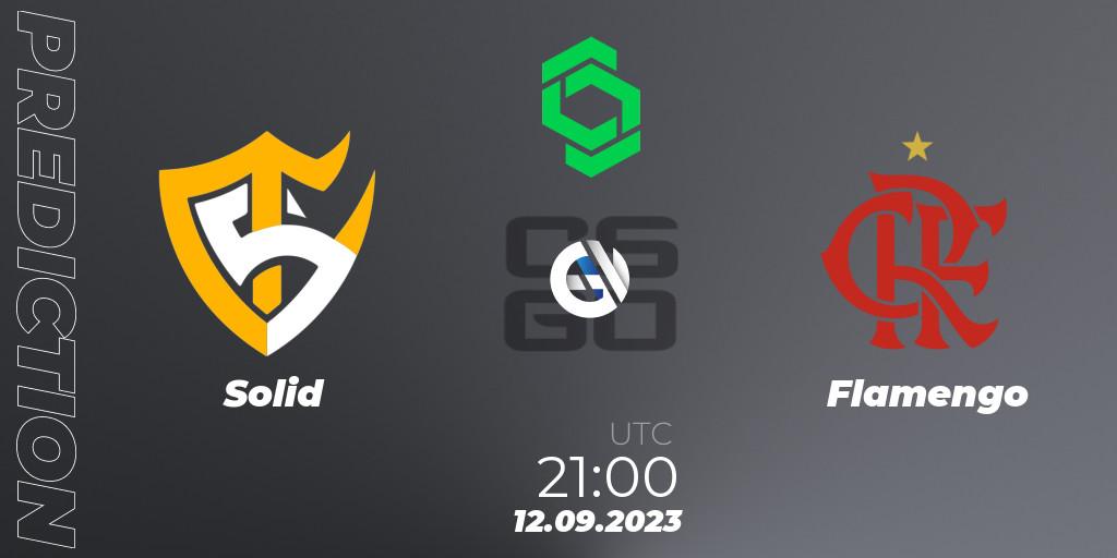 Pronósticos Solid - Flamengo. 12.09.2023 at 22:15. CCT South America Series #11 - Counter-Strike (CS2)