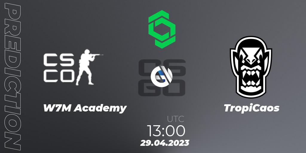 Pronósticos w7m Academy - TropiCaos. 29.04.2023 at 13:00. CCT South America Series #7 - Counter-Strike (CS2)