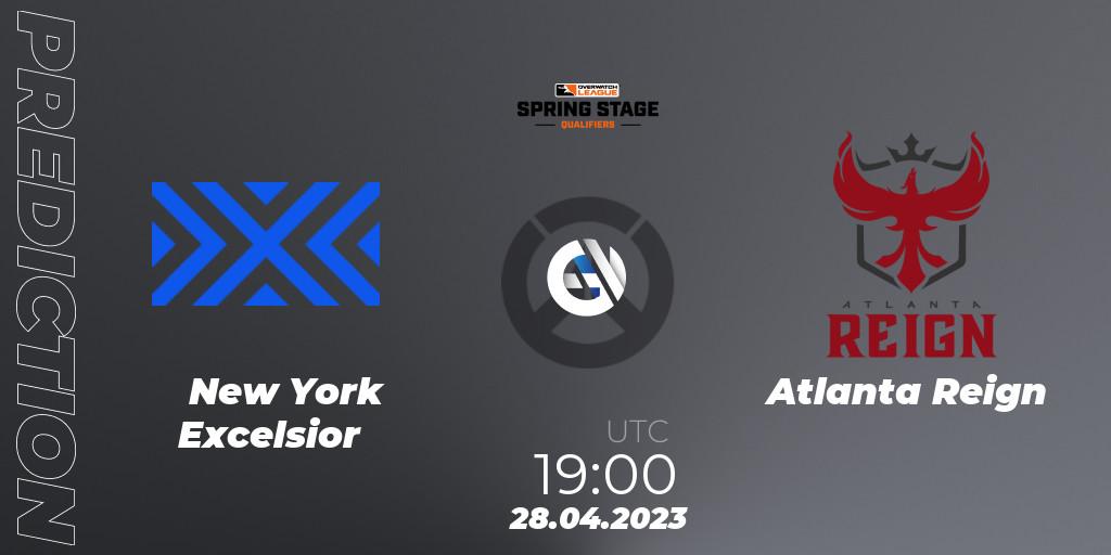 Pronósticos New York Excelsior - Atlanta Reign. 28.04.2023 at 19:00. OWL Stage Qualifiers Spring 2023 West - Overwatch