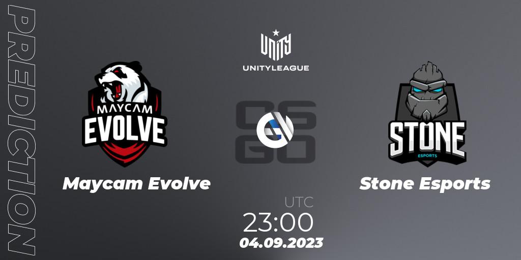 Pronósticos Maycam Evolve - Stone Esports. 04.09.23. LVP Unity League Argentina 2023 - CS2 (CS:GO)