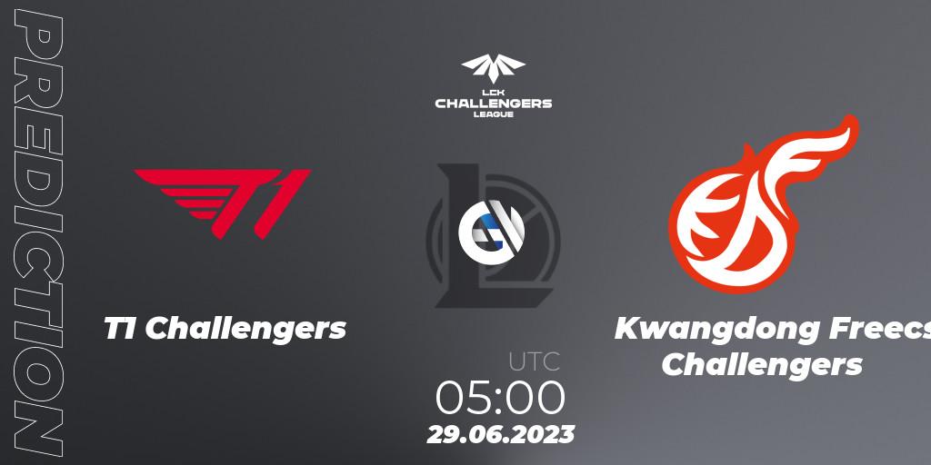 Pronósticos T1 Challengers - Kwangdong Freecs Challengers. 29.06.23. LCK Challengers League 2023 Summer - Group Stage - LoL