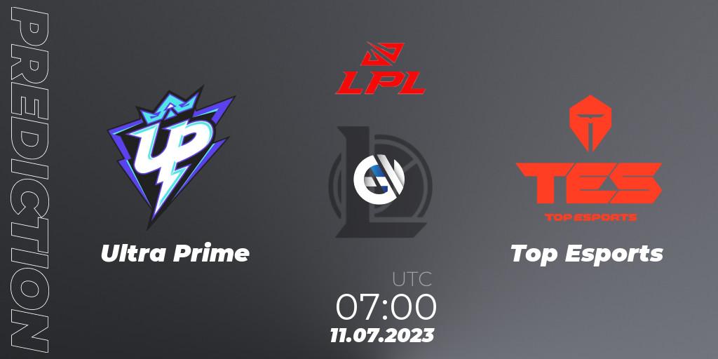 Pronósticos Ultra Prime - Top Esports. 11.07.23. LPL Summer 2023 Regular Season - LoL