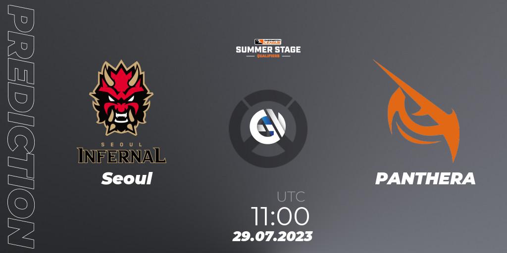 Pronósticos Seoul - PANTHERA. 29.07.23. Overwatch League 2023 - Summer Stage Qualifiers - Overwatch
