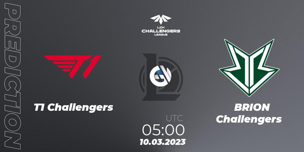 Pronósticos T1 Challengers - Brion Esports Challengers. 10.03.23. LCK Challengers League 2023 Spring - LoL
