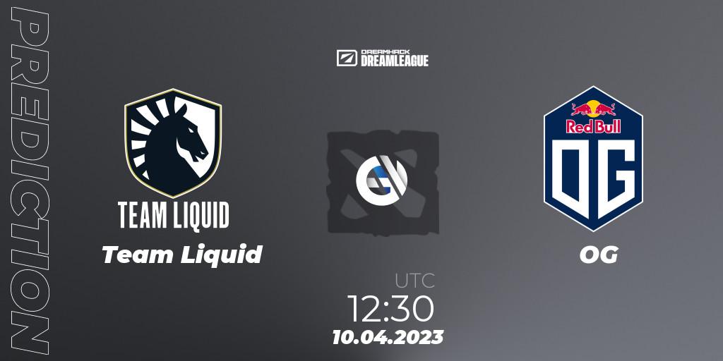 Pronósticos Team Liquid - OG. 10.04.23. DreamLeague Season 19 - Group Stage 1 - Dota 2