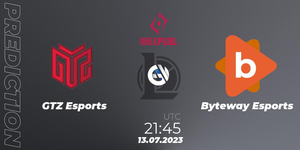 Pronósticos GTZ Esports - Byteway Esports. 22.06.2023 at 21:45. LPLOL Split 2 2023 - Group Stage - LoL