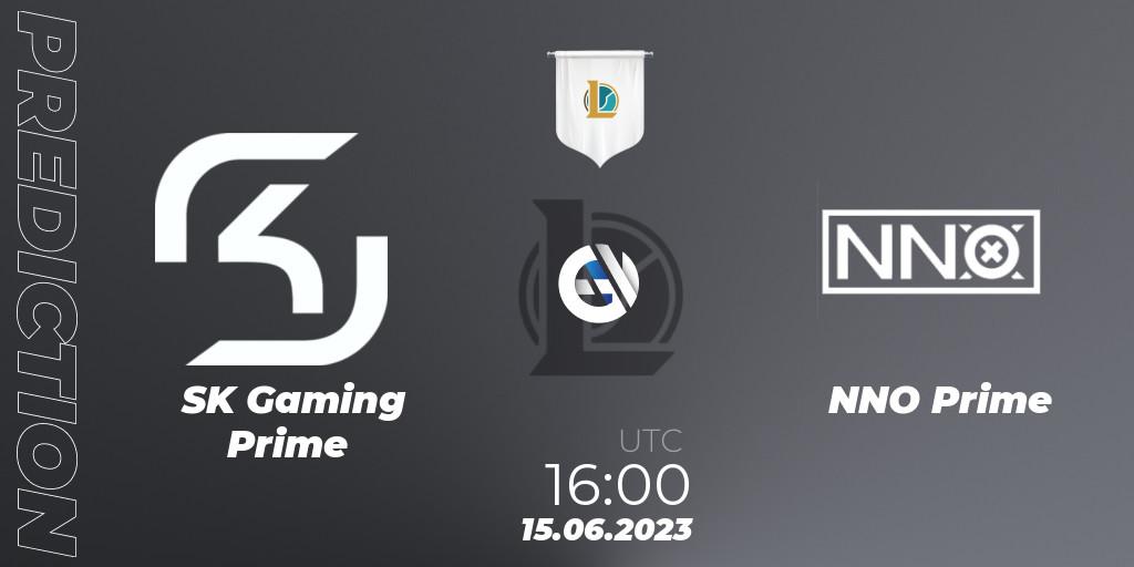 Pronósticos SK Gaming Prime - NNO Prime. 15.06.23. Prime League Summer 2023 - Group Stage - LoL