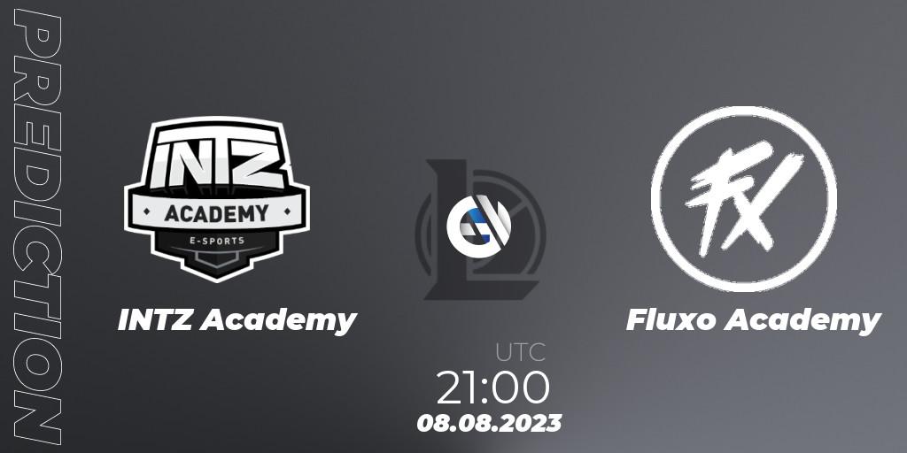 Pronósticos INTZ Academy - Fluxo Academy. 08.08.23. CBLOL Academy Split 2 2023 - Group Stage - LoL