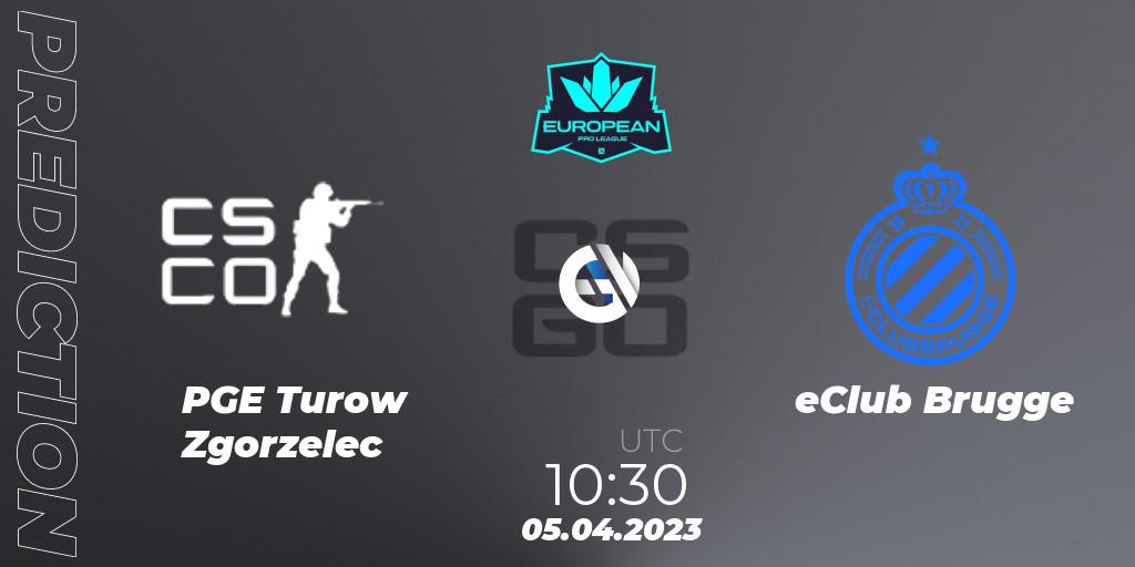 Pronósticos PGE Turow Zgorzelec - eClub Brugge. 05.04.2023 at 12:00. European Pro League Season 7 - Counter-Strike (CS2)