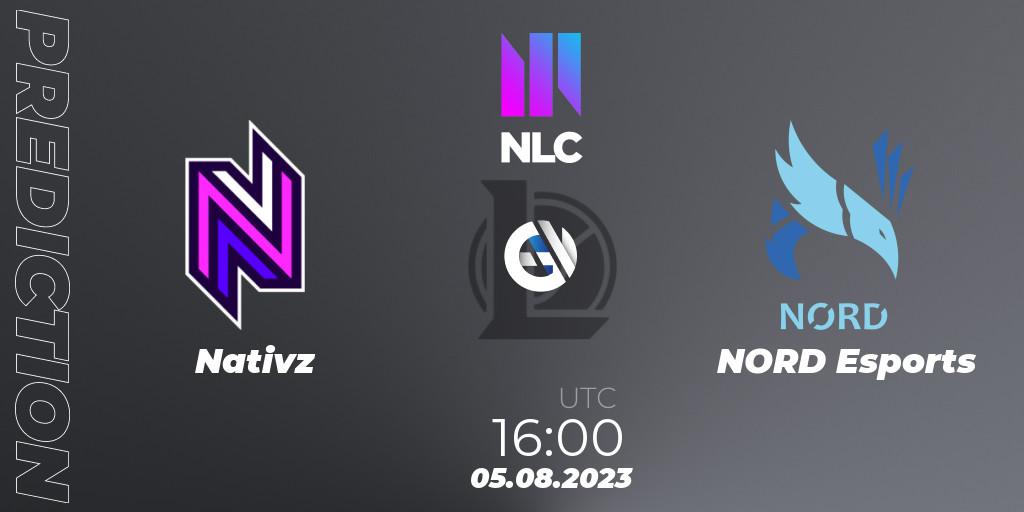 Pronósticos Nativz - NORD Esports. 05.08.23. NLC Summer 2023 - Playoffs - LoL