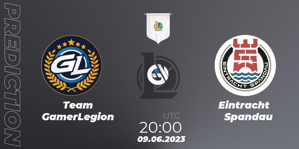 Pronósticos Team GamerLegion - Eintracht Spandau. 09.06.23. Prime League Summer 2023 - Group Stage - LoL
