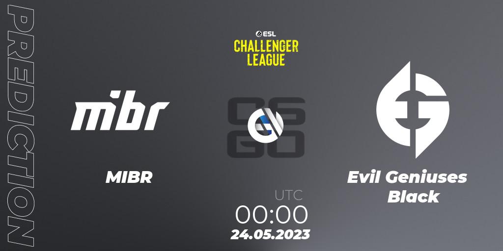 Pronósticos MIBR - Evil Geniuses Black. 24.05.23. ESL Challenger League Season 45: North America - CS2 (CS:GO)
