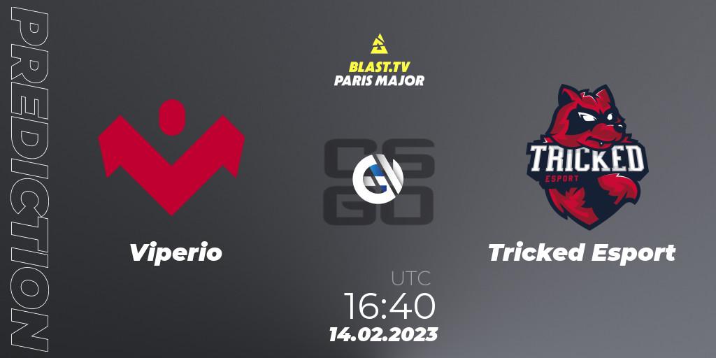 Pronósticos Viperio - Tricked Esport. 14.02.23. BLAST.tv Paris Major 2023 Europe RMR Open Qualifier - CS2 (CS:GO)