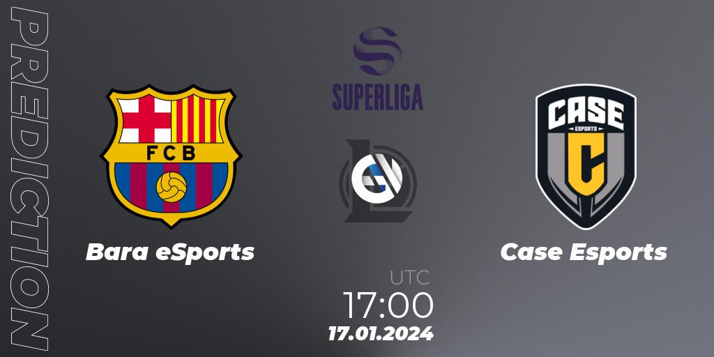 Pronósticos Barça eSports - Case Esports. 17.01.2024 at 17:00. Superliga Spring 2024 - Group Stage - LoL