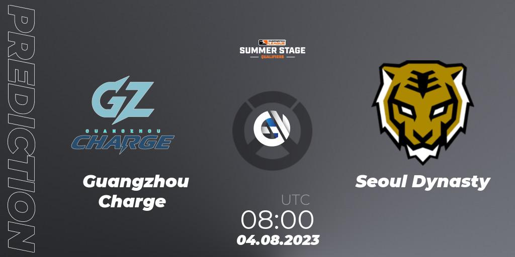 Pronósticos Guangzhou Charge - Seoul Dynasty. 04.08.23. Overwatch League 2023 - Summer Stage Qualifiers - Overwatch