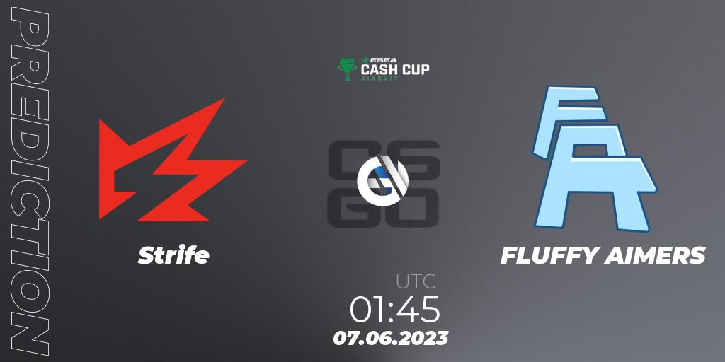 Pronósticos Strife - FLUFFY AIMERS. 07.06.23. ESEA Cash Cup Circuit Season 1 Finals - CS2 (CS:GO)