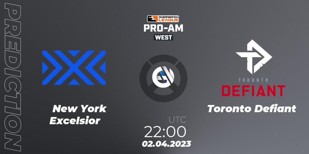 Pronósticos New York Excelsior - Toronto Defiant. 02.04.2023 at 22:00. Overwatch League 2023 - Pro-Am - Overwatch