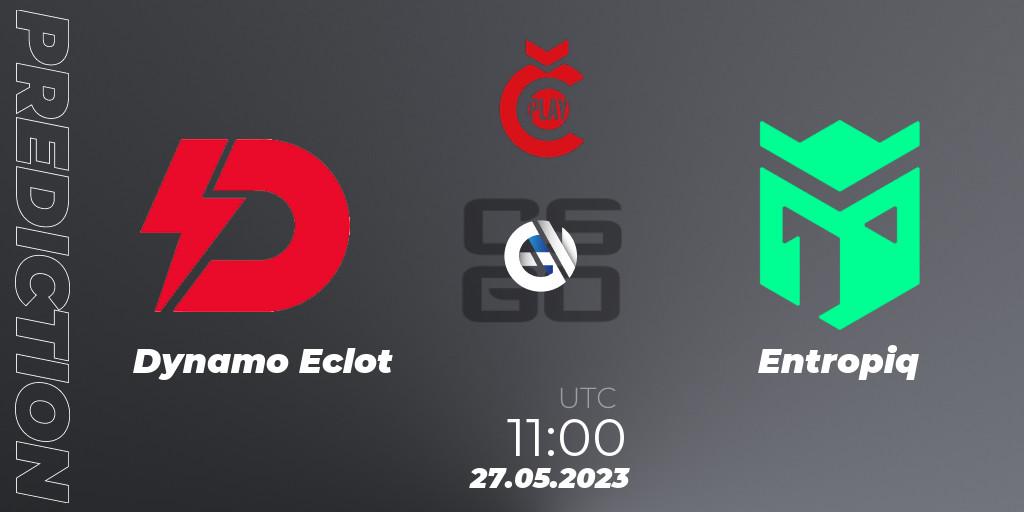 Pronósticos Dynamo Eclot - Entropiq. 27.05.2023 at 11:20. Tipsport Cup Bratislava 2023 - Counter-Strike (CS2)