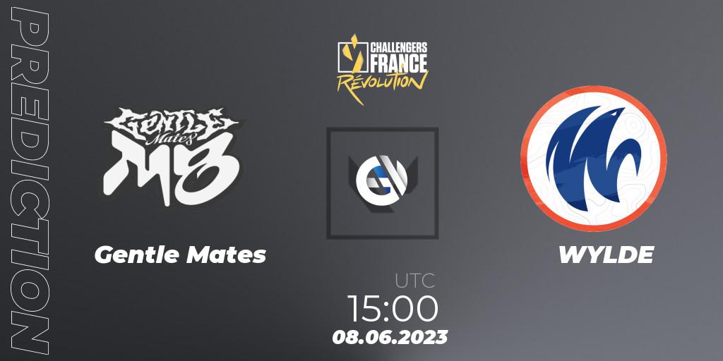 Pronósticos Gentle Mates - WYLDE. 08.06.2023 at 15:00. VALORANT Challengers 2023 France: Revolution Split 2 - Playoffs - VALORANT
