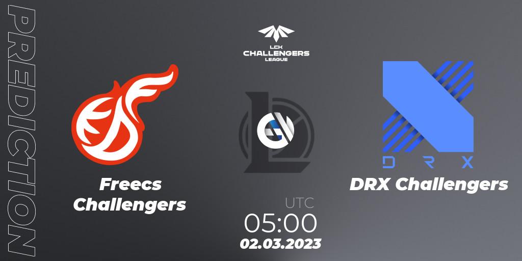 Pronósticos Freecs Challengers - DRX Challengers. 02.03.23. LCK Challengers League 2023 Spring - LoL