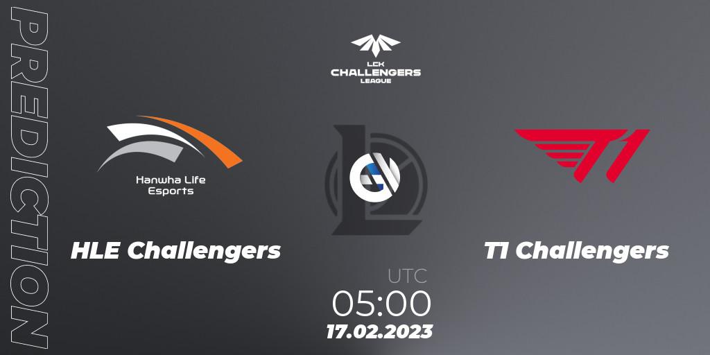 Pronósticos HLE Challengers - T1 Challengers. 17.02.23. LCK Challengers League 2023 Spring - LoL