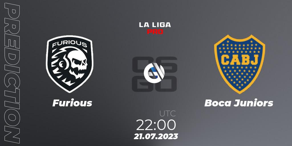 Pronósticos Furious - Boca Juniors. 22.07.23. La Liga 2023: Pro Division - CS2 (CS:GO)