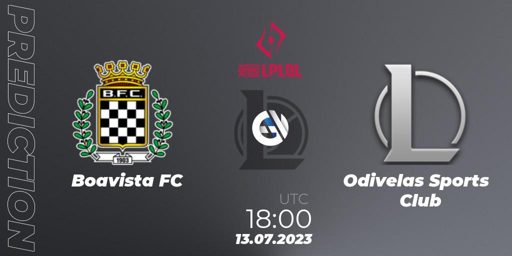 Pronósticos Boavista FC - Odivelas Sports Club. 13.07.23. LPLOL Split 2 2023 - Group Stage - LoL