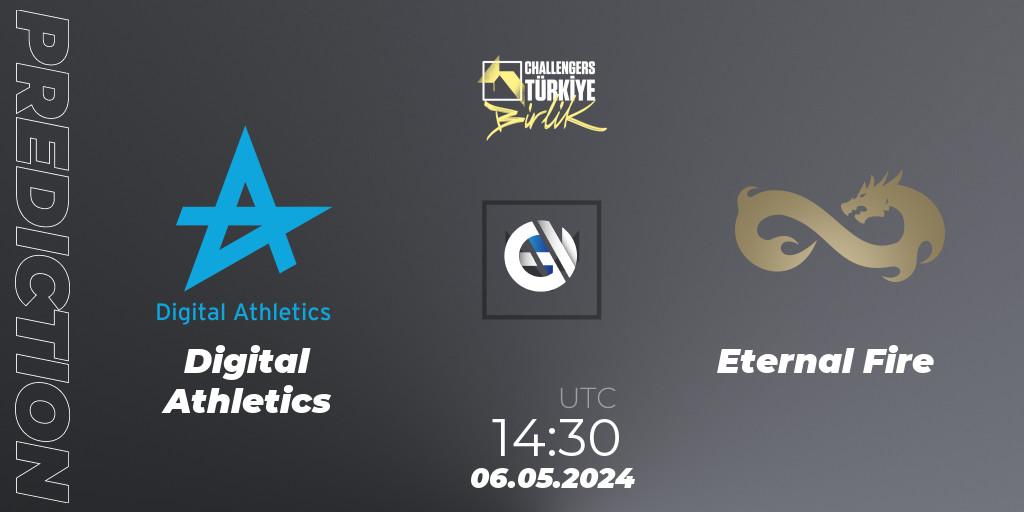 Pronósticos Digital Athletics - Eternal Fire. 06.05.2024 at 14:30. VALORANT Challengers 2024 Turkey: Birlik Split 1 - Promotion Relegation - VALORANT