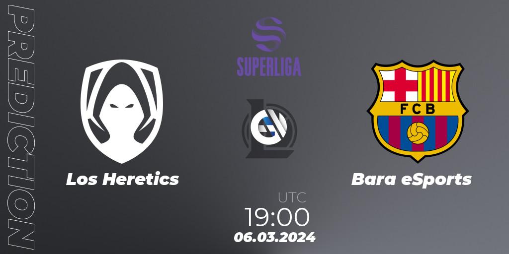 Pronósticos Los Heretics - Barça eSports. 06.03.2024 at 19:00. Superliga Spring 2024 - Group Stage - LoL