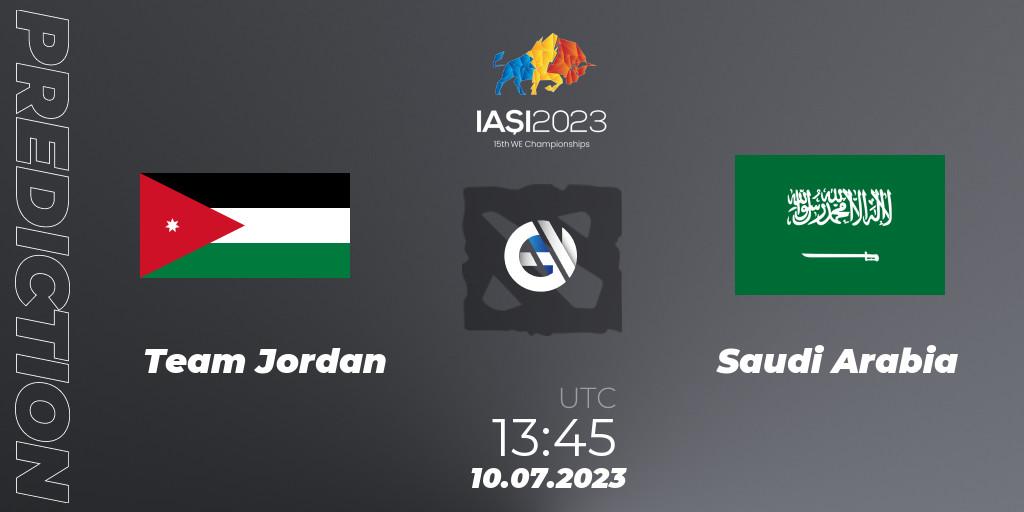 Pronósticos Team Jordan - Saudi Arabia. 10.07.2023 at 14:45. Gamers8 IESF Asian Championship 2023 - Dota 2