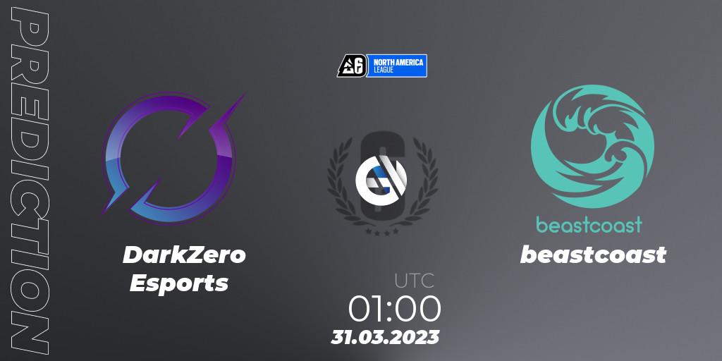 Pronósticos DarkZero Esports - beastcoast. 31.03.2023 at 01:00. North America League 2023 - Stage 1 - Rainbow Six