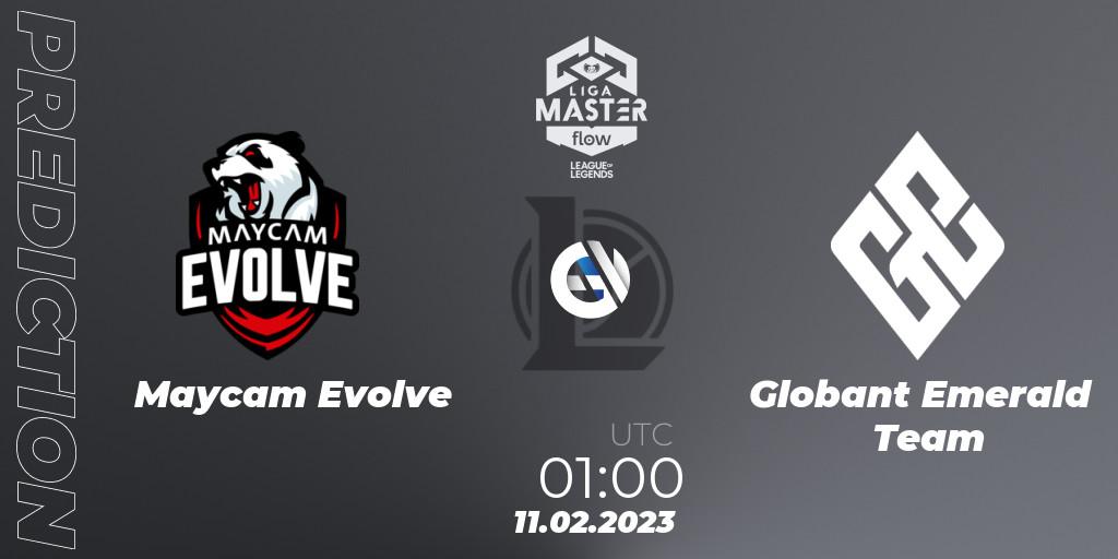 Pronósticos Maycam Evolve - Globant Emerald Team. 11.02.2023 at 01:15. Liga Master Opening 2023 - Group Stage - LoL
