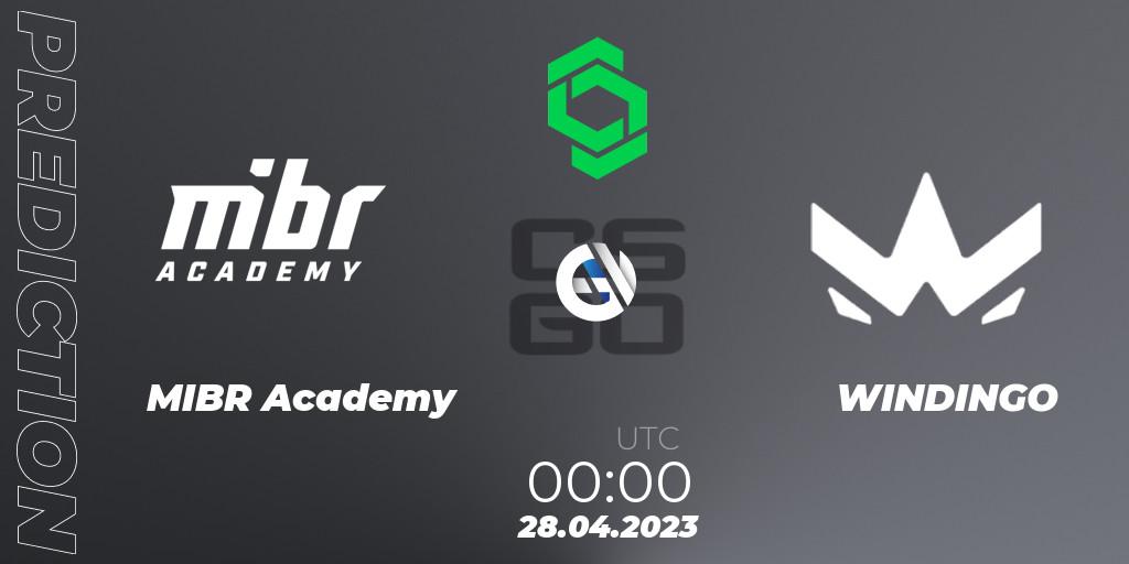 Pronósticos MIBR Academy - WINDINGO. 28.04.2023 at 00:00. CCT South America Series #7 - Counter-Strike (CS2)