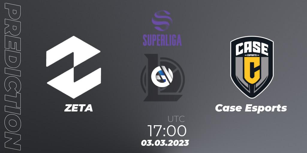 Pronósticos ZETA - Case Esports. 03.03.2023 at 17:00. LVP Superliga 2nd Division Spring 2023 - Group Stage - LoL