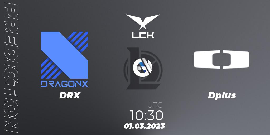 Pronósticos DRX - Dplus. 01.03.2023 at 10:20. LCK Spring 2023 - Group Stage - LoL