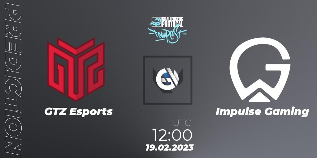 Pronósticos GTZ Esports - Impulse Gaming. 19.02.2023 at 12:00. VALORANT Challengers 2023 Portugal: Tempest Split 1 - VALORANT