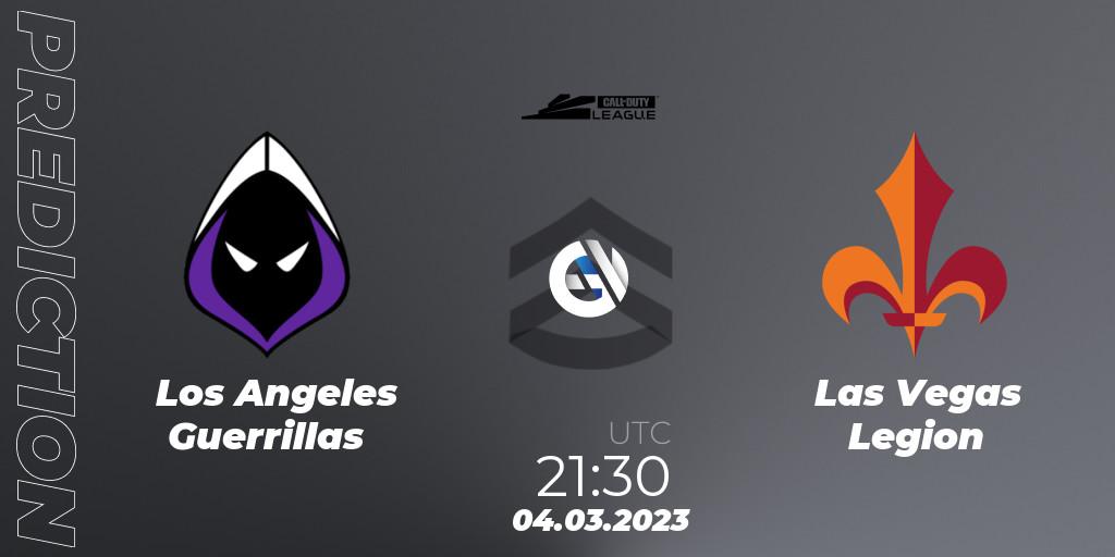 Pronósticos Los Angeles Guerrillas - Las Vegas Legion. 04.03.2023 at 21:30. Call of Duty League 2023: Stage 3 Major Qualifiers - Call of Duty