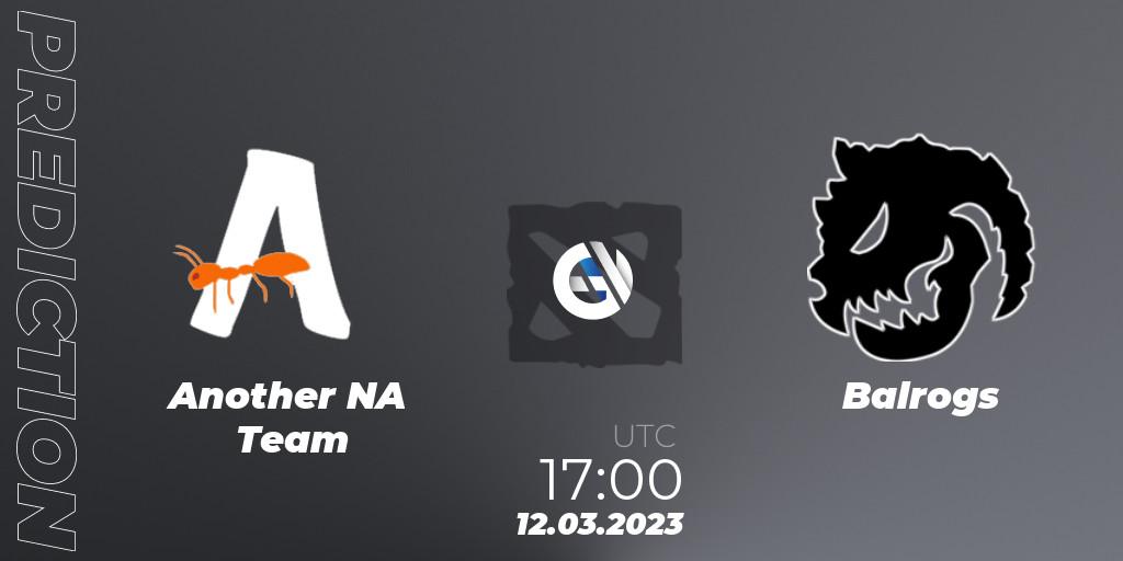 Pronósticos Another NA Team - Balrogs. 12.03.2023 at 17:29. TodayPay Invitational Season 4 - Dota 2