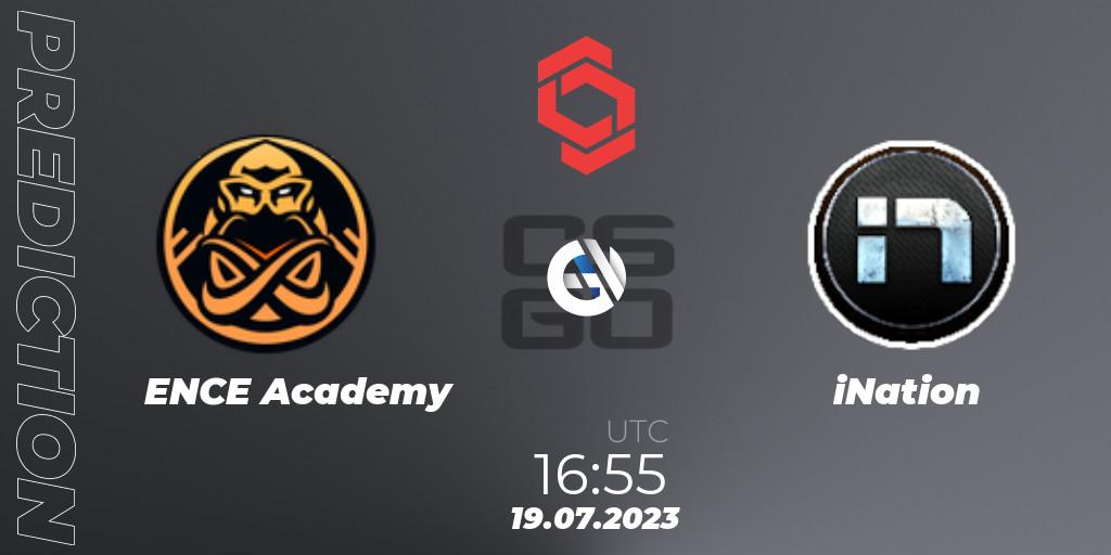 Pronósticos ENCE Academy - iNation. 19.07.23. CCT Central Europe Series #7: Closed Qualifier - CS2 (CS:GO)