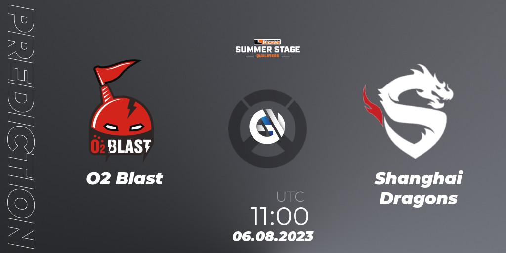 Pronósticos O2 Blast - Shanghai Dragons. 06.08.23. Overwatch League 2023 - Summer Stage Qualifiers - Overwatch