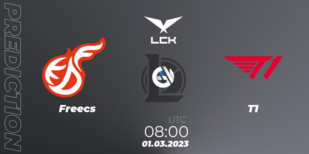 Pronósticos Freecs - T1. 01.03.23. LCK Spring 2023 - Group Stage - LoL
