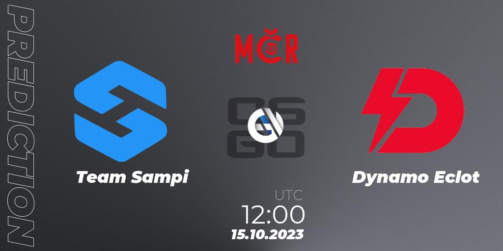 Pronósticos Team Sampi - Dynamo Eclot. 15.10.2023 at 12:00. Tipsport Cup Prague Fall 2023 - Counter-Strike (CS2)