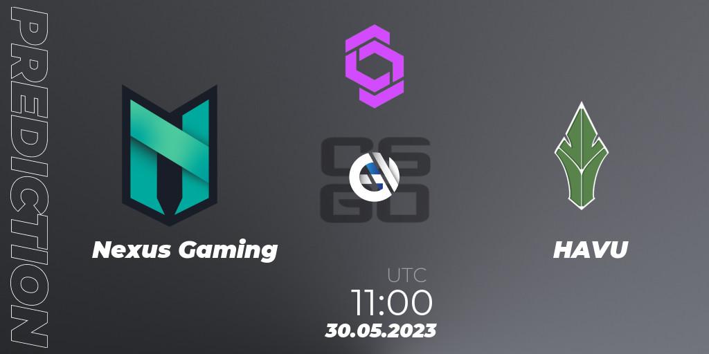 Pronósticos Nexus Gaming - HAVU. 30.05.23. CCT West Europe Series 4 - CS2 (CS:GO)