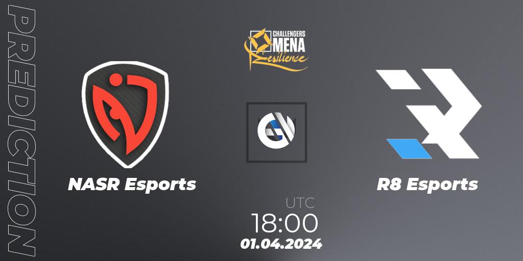 Pronósticos NASR Esports - R8 Esports. 01.04.2024 at 18:00. VALORANT Challengers 2024 MENA: Resilience Split 1 - Levant and North Africa - VALORANT