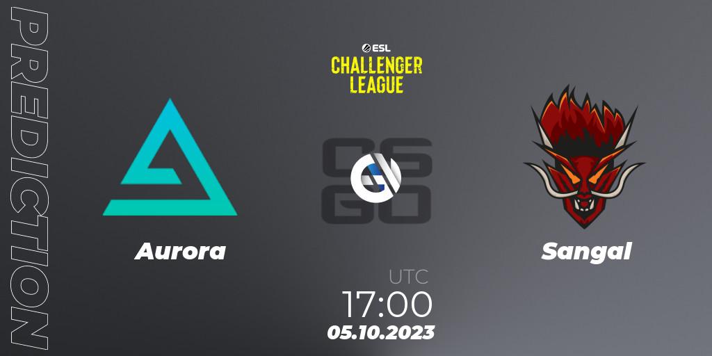 Pronósticos Aurora - Sangal. 06.10.2023 at 17:00. ESL Challenger League Season 46: Europe - Counter-Strike (CS2)