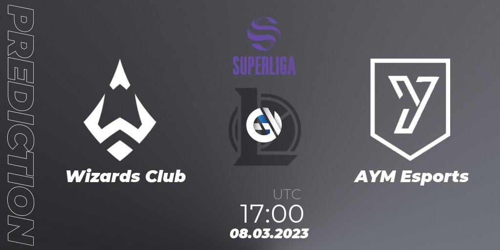 Pronósticos Wizards Club - AYM Esports. 08.03.2023 at 17:00. LVP Superliga 2nd Division Spring 2023 - Group Stage - LoL