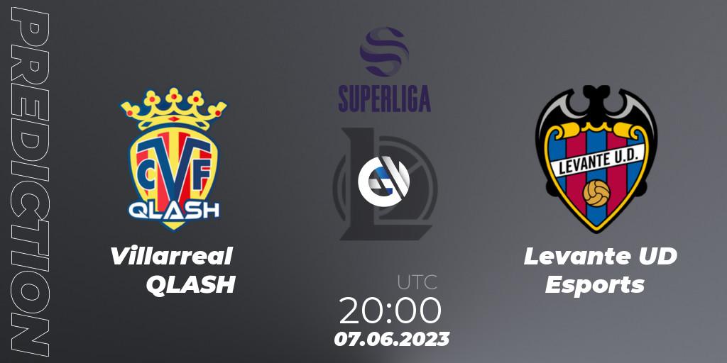 Pronósticos Villarreal QLASH - Levante UD Esports. 07.06.2023 at 20:00. LVP Superliga 2nd Division 2023 Summer - LoL