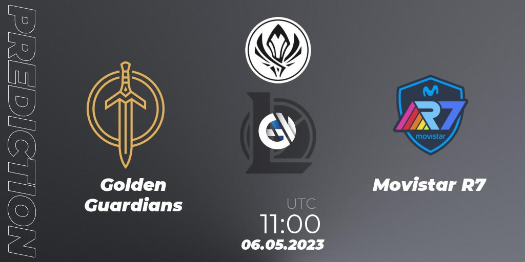 Pronósticos Golden Guardians - Movistar R7. 06.05.23. Mid-Season Invitational 2023 Group A - LoL