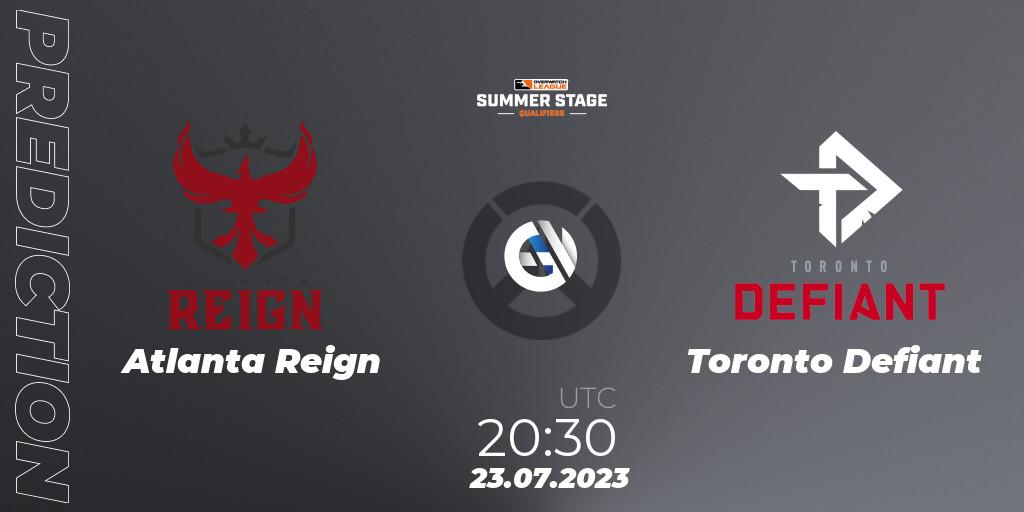 Pronósticos Atlanta Reign - Toronto Defiant. 23.07.23. Overwatch League 2023 - Summer Stage Qualifiers - Overwatch